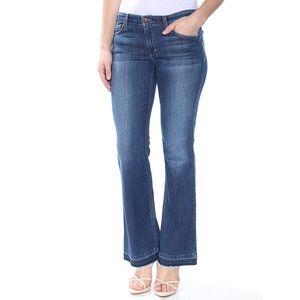 Joes Jeans Petite Bootcut Released Hem Blue Jeans